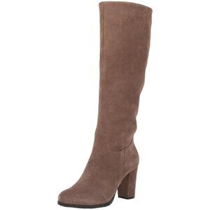 NYDJ Women's Sabastin Leather Upper Over the Knee High Suede Size 11 M, MINK